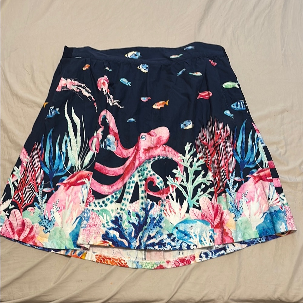 Modcloth ‘underwater’ Midi Skirt